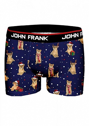 PÁNSKÉ VIANOČNE BOXERKY JOHN FRANK JFBD17